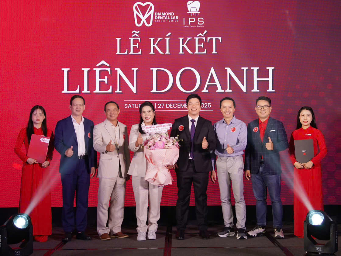 Lễ ký kết liên doanh giữa Diamond và IPS Implant Lab